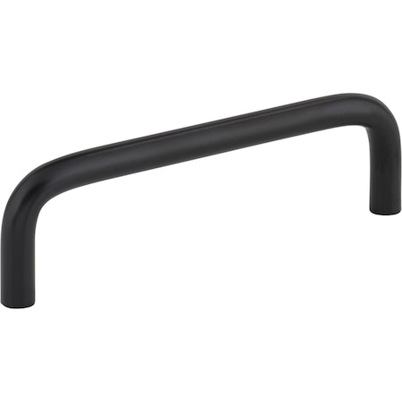 4 Center-to-Center Matte Black Torino Cabinet Wire Pull